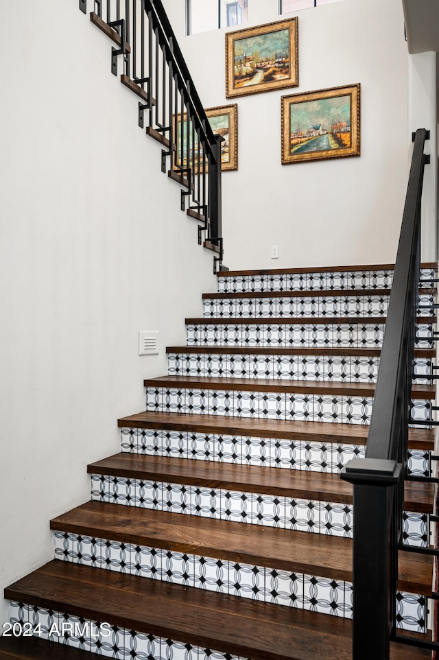 view of staircase