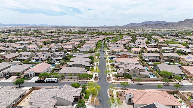 20421 W Legend Trl, Buckeye, AZ 85396 - aerial view of residential area featuring a mountain backdrop