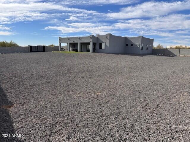 view of rear view of property