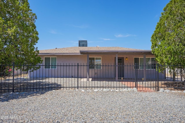 5337 E Bellevue St, Tucson, AZ 85712 - single story home with stucco siding and a patio