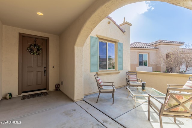 view of entrance to property