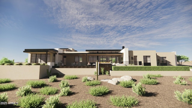 view of rear view of house