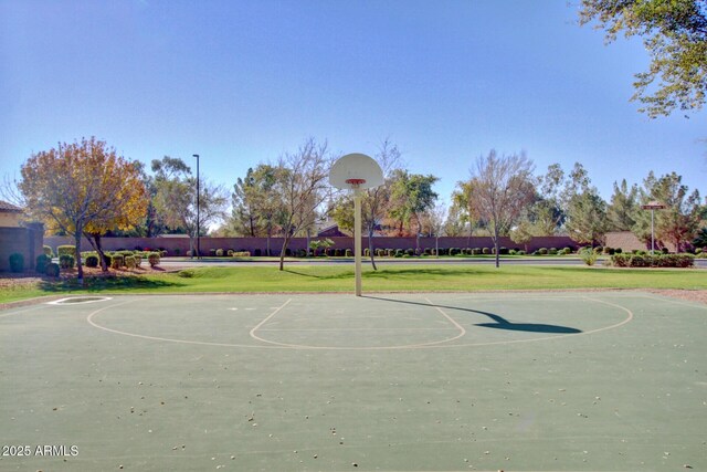4332 S Oregon Ct, Chandler, AZ 85248 - view of sport court with a lawn and community basketball court