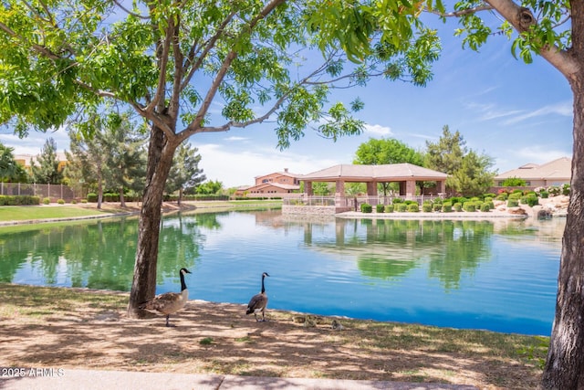 4332 S Oregon Ct, Chandler, AZ 85248 - water view with a gazebo