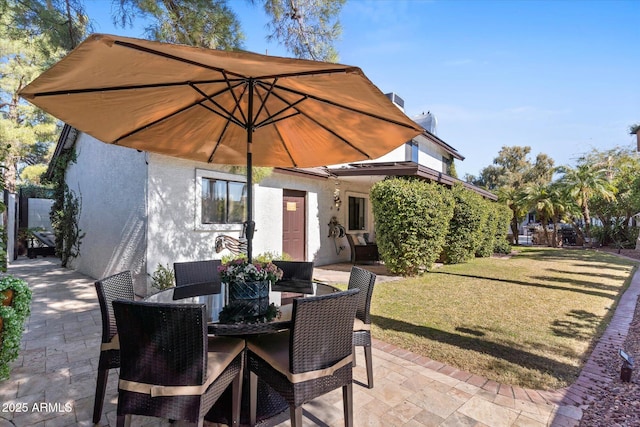 view of patio / terrace with exterior bar