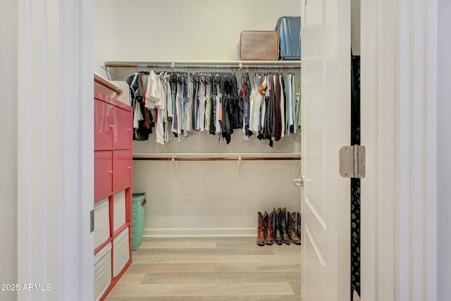 view of closet