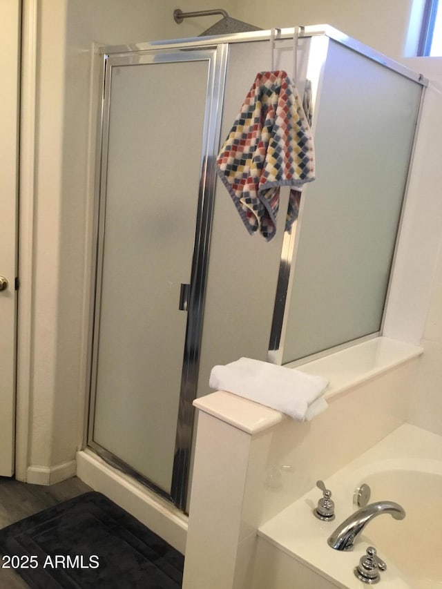 10489 S 182nd Dr, Goodyear, AZ 85338 - full bathroom with a bath and a stall shower