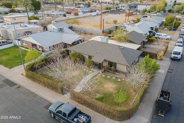 drone / aerial view featuring a residential view