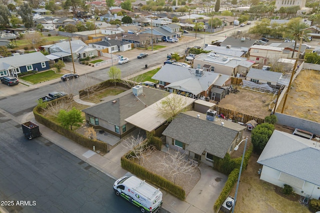 bird's eye view featuring a residential view