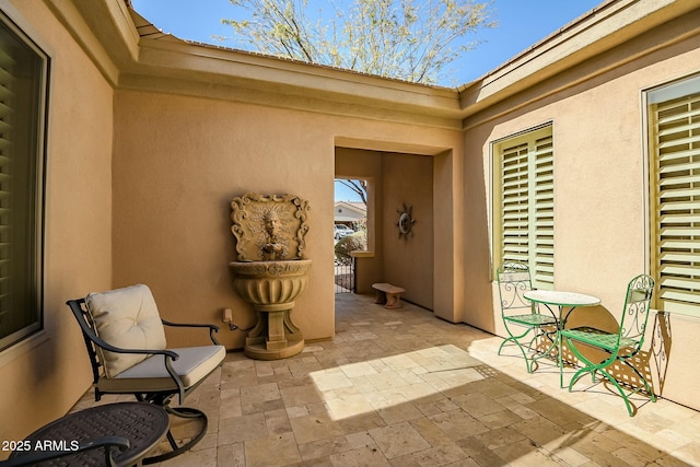 view of patio