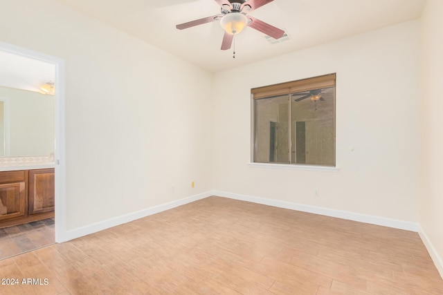 5713 W Rowel Rd, Phoenix, AZ 85083 - spare room featuring light hardwood / wood-style floors and ceiling fan