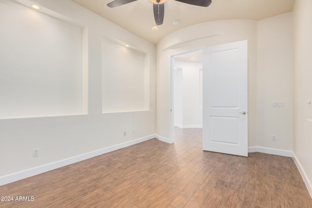 5713 W Rowel Rd, Phoenix, AZ 85083 - spare room featuring hardwood / wood-style floors and ceiling fan