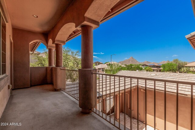 5713 W Rowel Rd, Phoenix, AZ 85083 - balcony with a mountain view