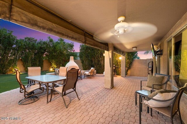 7471 E Desert Vista Rd, Scottsdale, AZ 85255 - view of patio with outdoor dining space