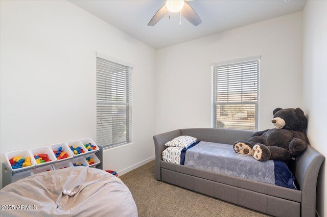 18577 W Coolidge St, Goodyear, AZ 85395 - carpeted bedroom with baseboards and a ceiling fan