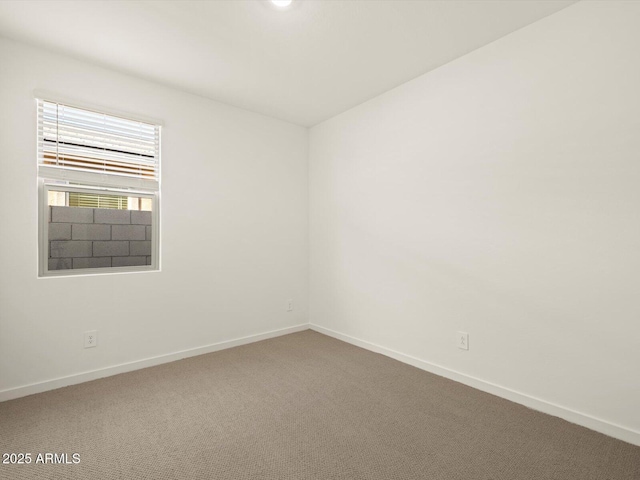 spare room with carpet flooring