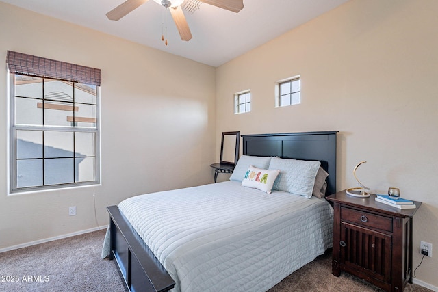 13318 W Indianola Ave, Litchfield Park, AZ 85340 - bedroom featuring carpet, baseboards, and ceiling fan