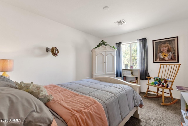 bedroom featuring carpet floors