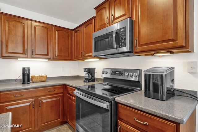 kitchen with stainless steel appliances