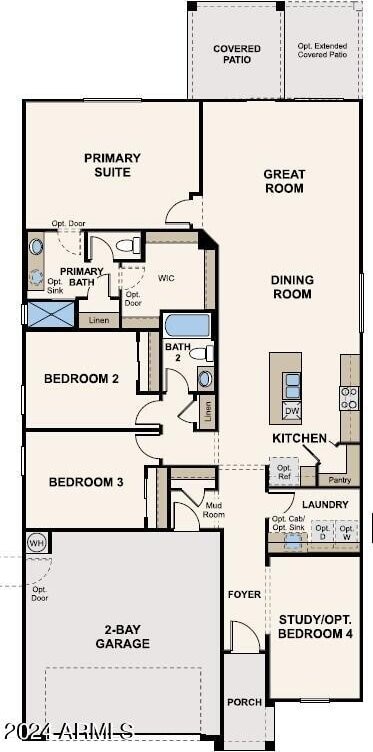 24553 W Hopi St, Buckeye, AZ 85326 - floor plan