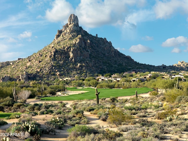 view of mountain feature