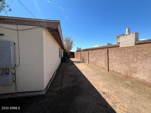 view of side of property