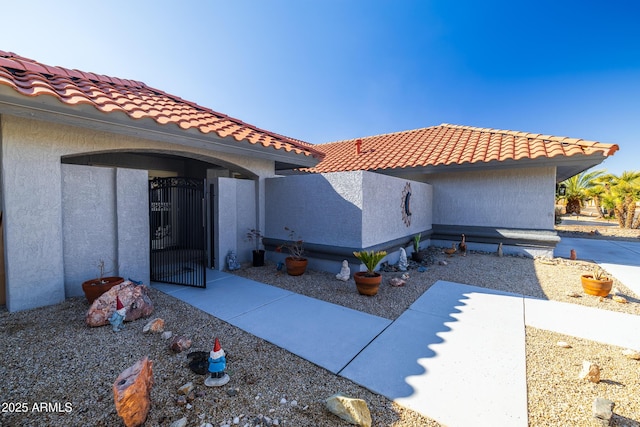 exterior space with a patio