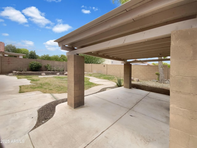 1078 E Poncho Ln, San Tan Valley, AZ 85143 - view of patio featuring a fenced backyard