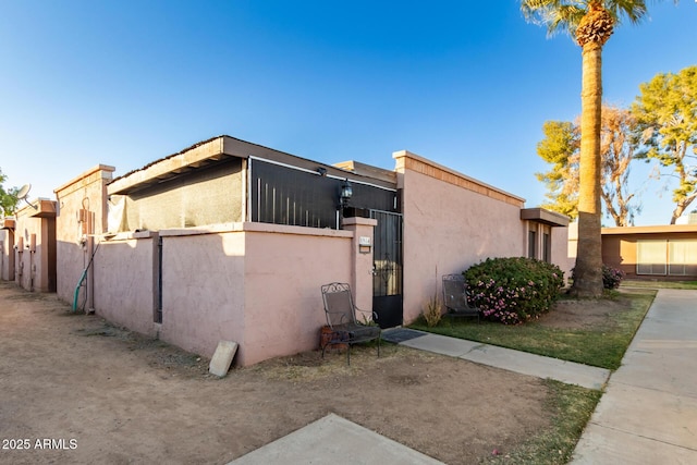 view of property exterior