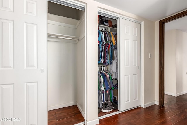 view of closet