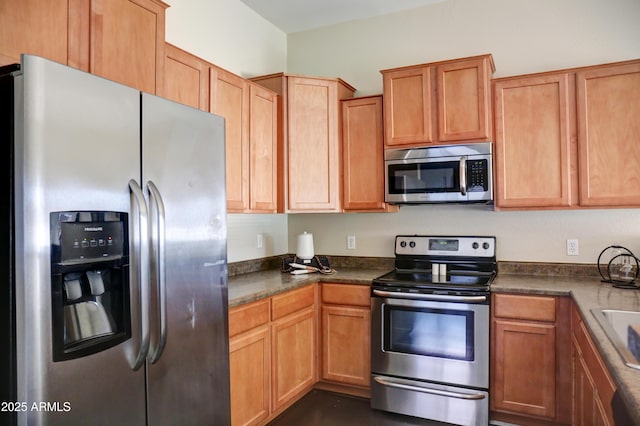 kitchen with sink and stainless steel appliances