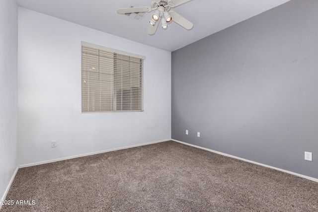 3756 E Kerry Ln, Phoenix, AZ 85050 - unfurnished room featuring carpet flooring, a ceiling fan, and baseboards