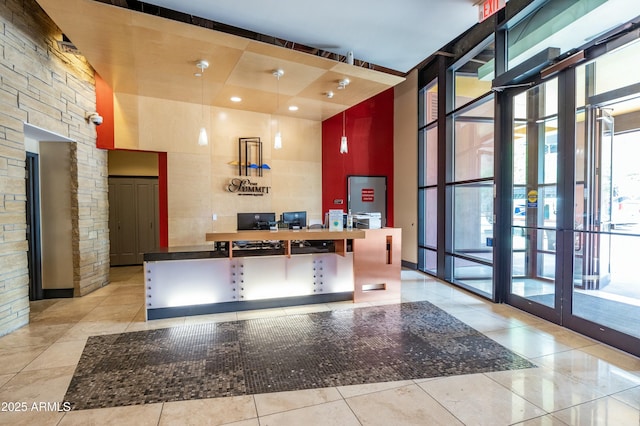 view of reception area