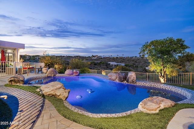 15816 E Eagle Crest Rd, Fountain Hills, AZ 85268 - view of swimming pool featuring a patio area
