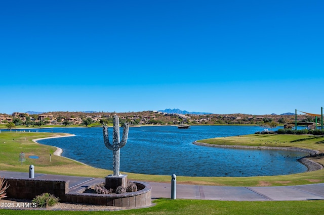 15816 E Eagle Crest Rd, Fountain Hills, AZ 85268 - water view with a mountainous background