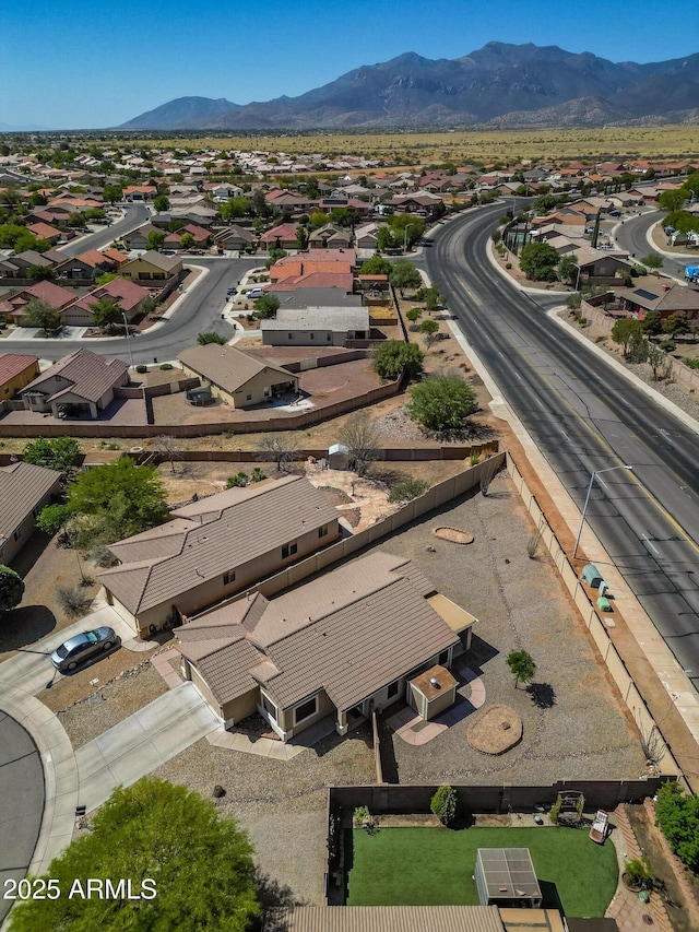 2386 Skyview Dr, Sierra Vista, AZ 85635 - aerial view of residential area with mountains