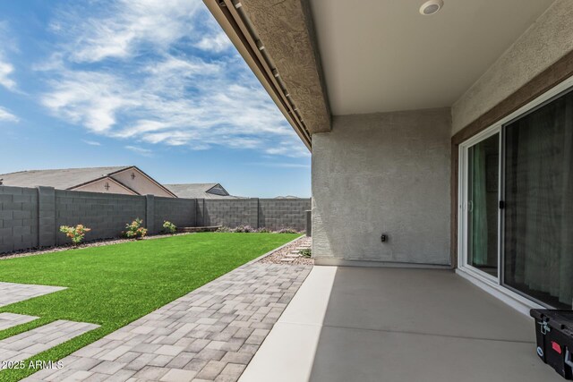 2923 W Shanley Ave, Apache Junction, AZ 85120 - view of patio featuring a fenced backyard