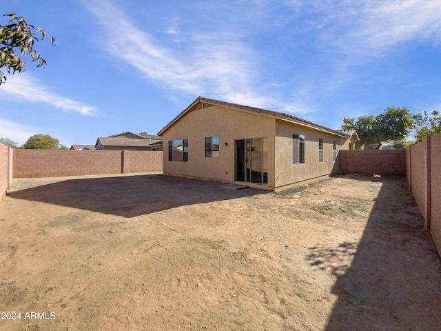 view of rear view of property