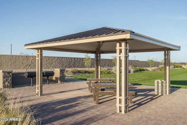 view of home's community featuring a gazebo