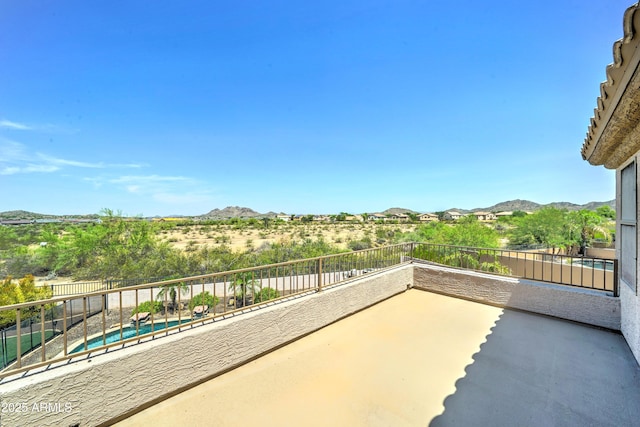 7398 W Paso Trl, Peoria, AZ 85383 - view of patio / terrace featuring a mountain view