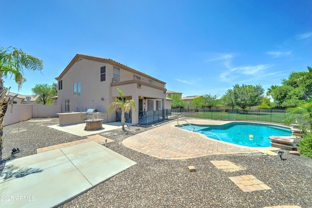7398 W Paso Trl, Peoria, AZ 85383 - view of pool featuring a patio and a fenced backyard