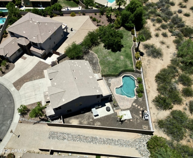 7398 W Paso Trl, Peoria, AZ 85383 - aerial view of property and surrounding area with a pool area