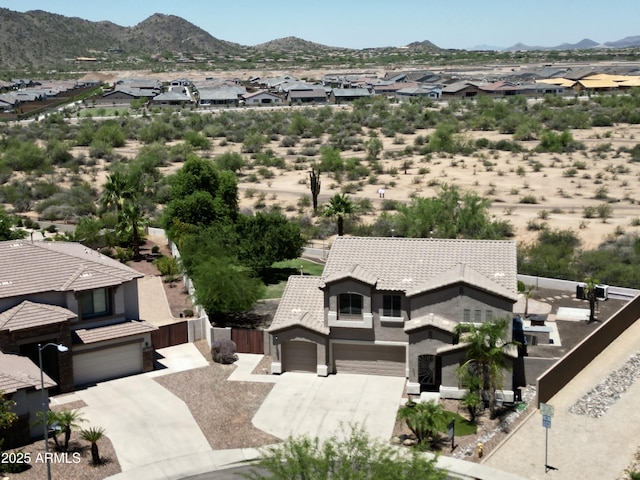 7398 W Paso Trl, Peoria, AZ 85383 - aerial view of residential area featuring mountains