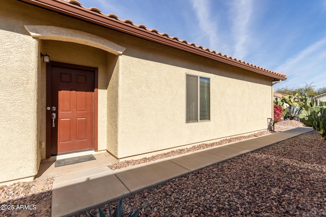 view of entrance to property