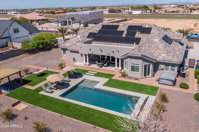 rear view of house featuring a patio area