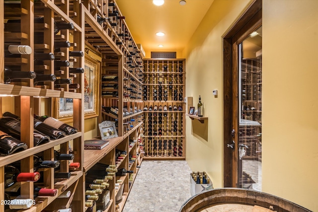6102 E Sage Dr, Paradise Valley, AZ 85253 - wine room with recessed lighting