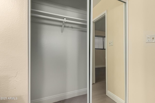 view of closet