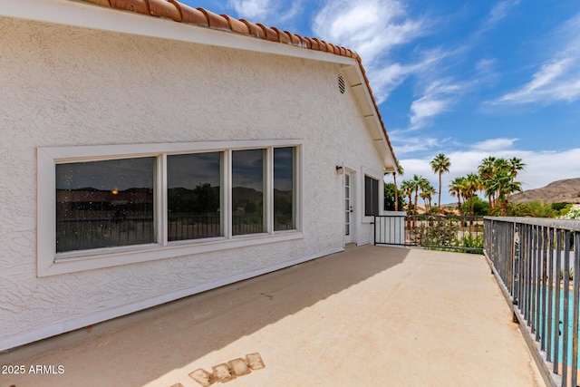3514 E Desert Willow Rd, Phoenix, AZ 85044 - view of patio / terrace featuring a balcony