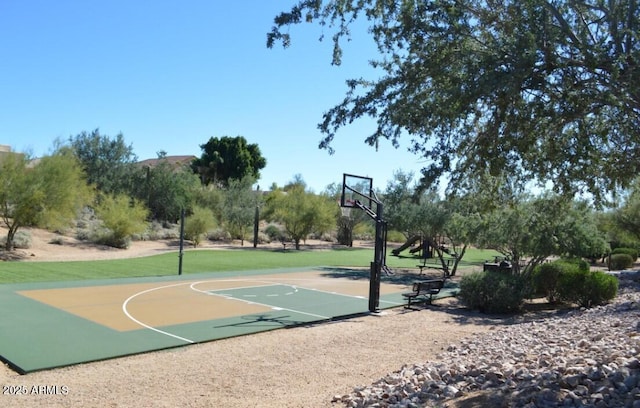 view of sport court