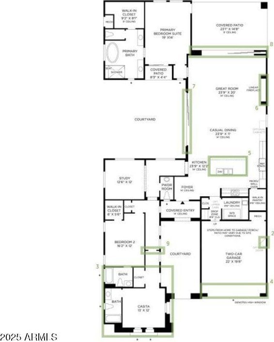 12328 E Black Rock Rd, Scottsdale, AZ 85255 - floor plan